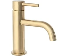 Praustuvo maišytuvas REA Lungo Low, Brushed Gold
