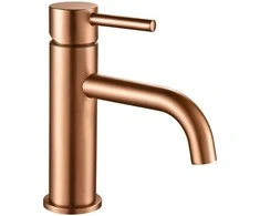 Praustuvo maišytuvas REA Lungo Low, Brushed Copper