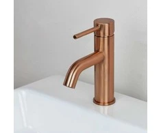 Praustuvo maišytuvas REA Lungo Low, Brushed Copper