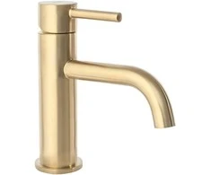 Praustuvo maišytuvas REA Lungo Low, Brushed Gold