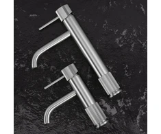 Praustuvo maišytuvas Rea Lungo Stripe Low, Brushed Nickel