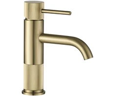 Praustuvo maišytuvas Rea Lungo Stripe Low, Brushed Gold