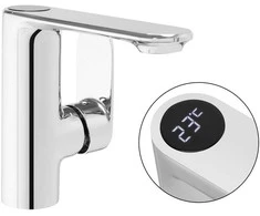 Praustuvo maišytuvas REA Mils LCD Low, Chrome