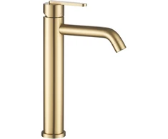 Praustuvo maišytuvas Rea Ontario High, Brushed Gold