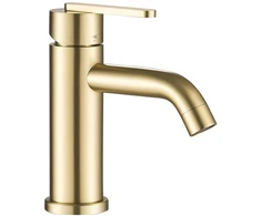 Praustuvo maišytuvas Rea Ontario Low, Brushed Gold