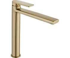 Praustuvo maišytuvas Rea Verso High, Brushed Gold