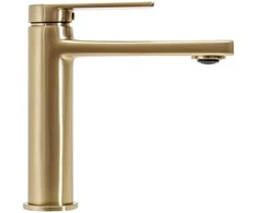 Praustuvo maišytuvas Rea Verso Low, Brushed Gold