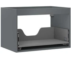 Praustuvo spintelės korpusas Mexen Box-A, 70 cm, 1 stalčius, Graphite matt