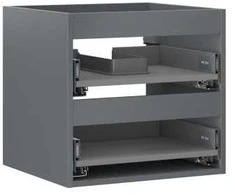 Praustuvo spintelės korpusas Mexen Box-A, 50 cm, 2 stalčiai, Graphite matt