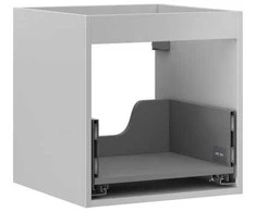 Praustuvo spintelės korpusas Mexen Box-A, 45 cm, 1 stalčius, Pilkas matt