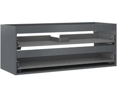 Praustuvo spintelės korpusas Mexen Box-A, 120 cm, 2 stalčiai, Graphite matt