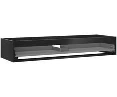 Praustuvo spintelės korpusas Mexen Box-A, 140 cm, 1 stalčius, Juodas matt