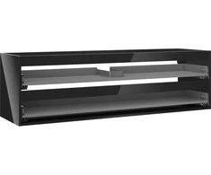 Praustuvo spintelės korpusas Mexen Box-A, 160 cm, 2 stalčiai, Juodas glossy