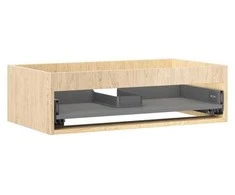 Praustuvo spintelės korpusas Mexen Box-A, 80 cm, 1 stalčius, Oak