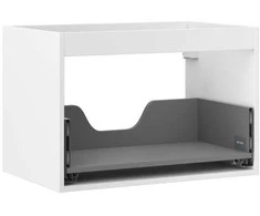 Praustuvo spintelės korpusas Mexen Box-A, 70 cm, 1 stalčius, Baltas matt