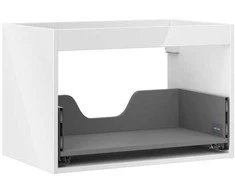 Praustuvo spintelės korpusas Mexen Box-A, 70 cm, 1 stalčius, Baltas glossy