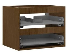 Praustuvo spintelės korpusas Mexen Box-A, 60 cm, 2 stalčiai, Nut