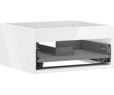 Praustuvo spintelės korpusas Mexen Box-A, 50 cm, 1 stalčius, Baltas glossy