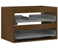 Praustuvo spintelės korpusas Mexen Box-A, 70 cm, 2 stalčiai, Nut