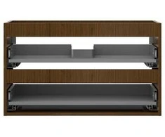 Praustuvo spintelės korpusas Mexen Box-A, 80 cm, 2 stalčiai, Nut