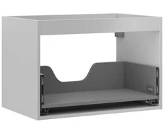Praustuvo spintelės korpusas Mexen Box-A, 70 cm, 1 stalčius, Pilkas matt