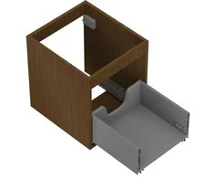 Praustuvo spintelės korpusas Mexen Box-A, 40 cm, 1 stalčius, Nut