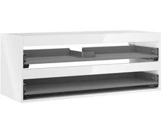 Praustuvo spintelės korpusas Mexen Box-A, 120 cm, 2 stalčiai, Baltas glossy