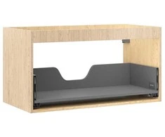 Praustuvo spintelės korpusas Mexen Box-A, 90 cm, 1 stalčius, Oak