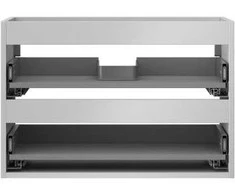 Praustuvo spintelės korpusas Mexen Box-A, 70 cm, 2 stalčiai, Pilkas matt