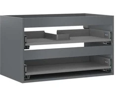 Praustuvo spintelės korpusas Mexen Box-A, 80 cm, 2 stalčiai, Graphite matt