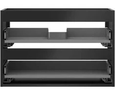 Praustuvo spintelės korpusas Mexen Box-A, 70 cm, 2 stalčiai, Juodas matt