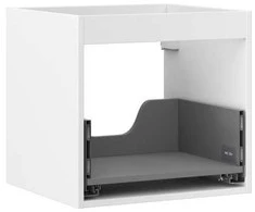 Praustuvo spintelės korpusas Mexen Box-A, 50 cm, 1 stalčius, Baltas matt