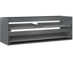 Praustuvo spintelės korpusas Mexen Box-A, 140 cm, 2 stalčiai, Graphite matt
