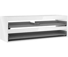 Praustuvo spintelės korpusas Mexen Box-A, 140 cm, 2 stalčiai, Baltas glossy