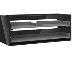 Praustuvo spintelės korpusas Mexen Box-A, 120 cm, 2 stalčiai, Juodas glossy