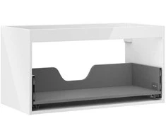 Praustuvo spintelės korpusas Mexen Box-A, 90 cm, 1 stalčius, Baltas glossy