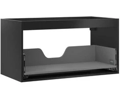 Praustuvo spintelės korpusas Mexen Box-A, 90 cm, 1 stalčius, Juodas matt