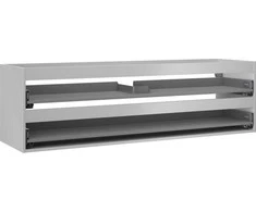 Praustuvo spintelės korpusas Mexen Box-A, 160 cm, 2 stalčiai, Pilkas matt