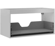 Praustuvo spintelės korpusas Mexen Box-A, 90 cm, 1 stalčius, Pilkas matt