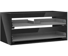 Praustuvo spintelės korpusas Mexen Box-A, 100 cm, 2 stalčiai, Juodas glossy