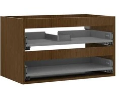 Praustuvo spintelės korpusas Mexen Box-A, 80 cm, 2 stalčiai, Nut