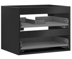 Praustuvo spintelės korpusas Mexen Box-A, 60 cm, 2 stalčiai, Juodas matt