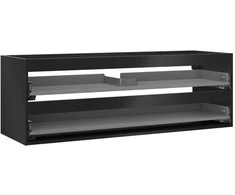 Praustuvo spintelės korpusas Mexen Box-A, 140 cm, 2 stalčiai, Juodas matt