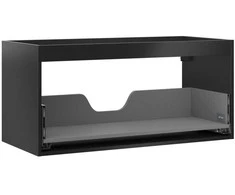 Praustuvo spintelės korpusas Mexen Box-A, 100 cm, 1 stalčius, Juodas matt