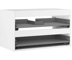 Praustuvo spintelės korpusas Mexen Box-A, 80 cm, 2 stalčiai, Baltas matt