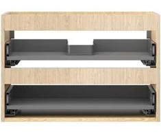 Praustuvo spintelės korpusas Mexen Box-A, 70 cm, 2 stalčiai, Oak