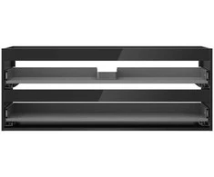 Praustuvo spintelės korpusas Mexen Box-A, 120 cm, 2 stalčiai, Juodas glossy