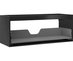 Praustuvo spintelės korpusas Mexen Box-A, 120 cm, 1 stalčius, Juodas matt