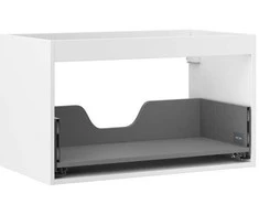 Praustuvo spintelės korpusas Mexen Box-A, 80 cm, 1 stalčius, Baltas matt