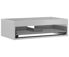 Praustuvo spintelės korpusas Mexen Box-A, 80 cm, 1 stalčius, Pilkas matt